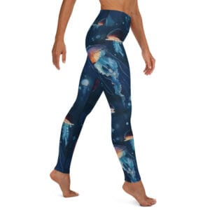 Jellyfish Bloom Swim Leggings for women