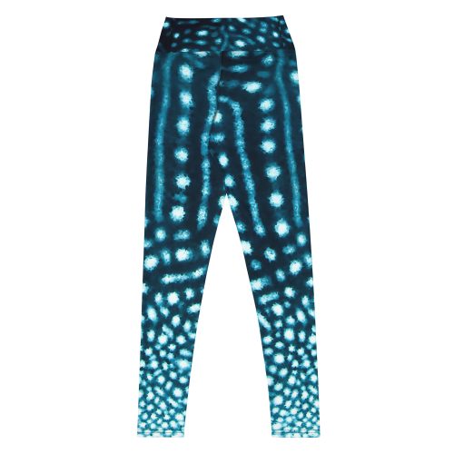 Leggings with a whale shark print from Scuba Girl Gear.